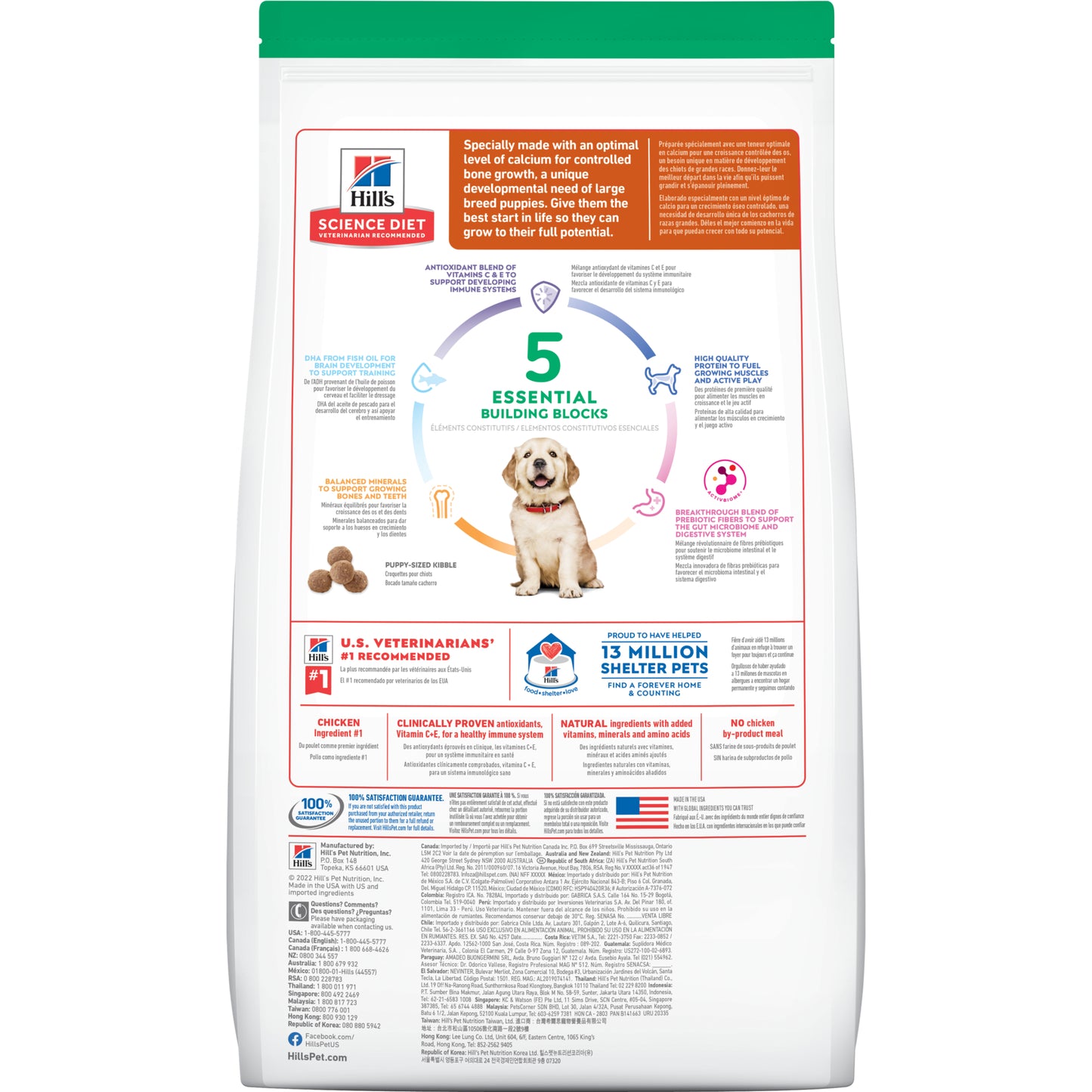 Hills Science Diet Puppy Large Breed Dry Dog Food 12KG