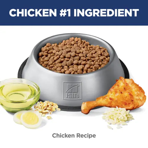 Hill's Sensitive Stomach and Skin Small and Mini dog food with chicken as the first ingredient
