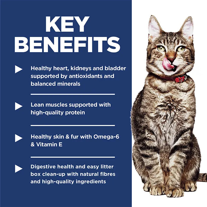 Hill's Science Diet Indoor Senior 7+ Cat Food 3.17kg key benefits