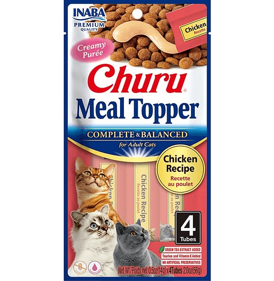 INABA Churu Cat Meal Topper Chicken 56G front