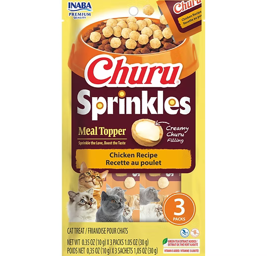 INABA Churu Cat Treat Sprinkles Chicken 30G