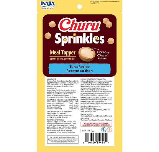 INABA Churu Cat Treat Sprinkles Tuna 30G