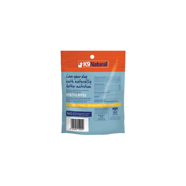 K9 NATURAL Freeze-Dried Chicken Healthy Bites Dog Treats 50G