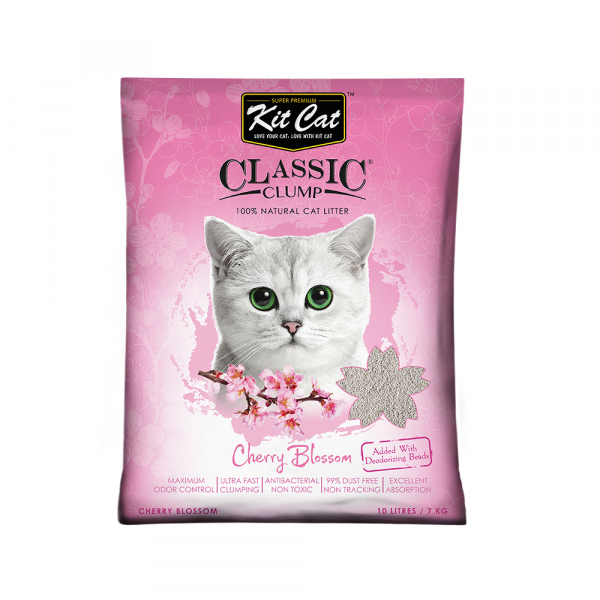 Kit Cat Bentonite Clump Litter Cherry Blossom 7kg 10ltr - ADS Pet Store
