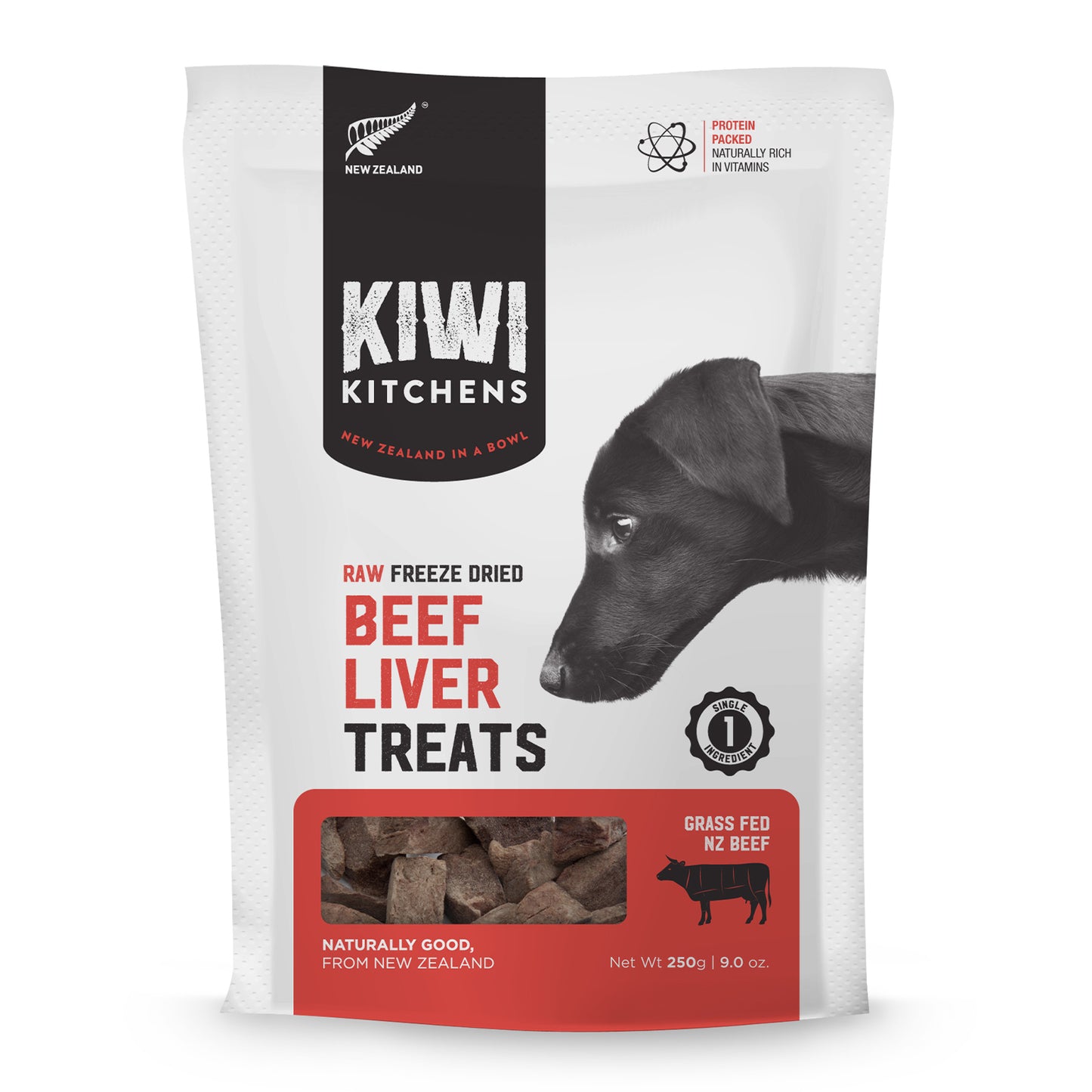 KIWI KITCHENS Freeze Dried Beef Liver Dog Treats 110G