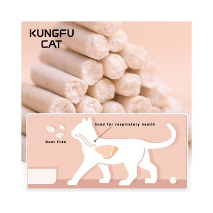 KUNGFU CAT Tofu Cat Litter Green Tea 17.5L x 3Bags