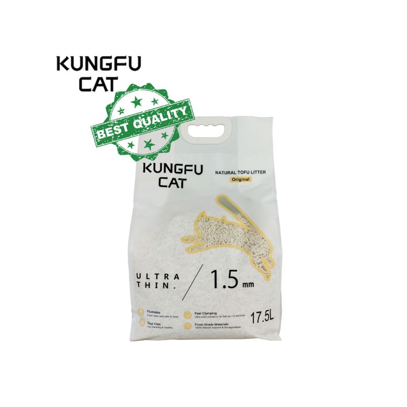 (In Store Pick Up ONLY)  KUNGFU CAT Tofu Cat Litter Original 17.5L