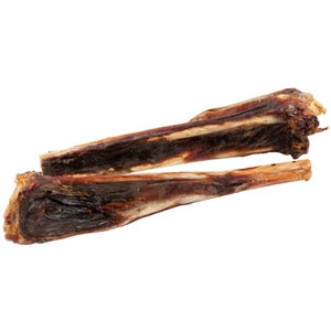 Blackdog Roo Straights kangaroo dog chews unwrapped, slow-dried with meat attached