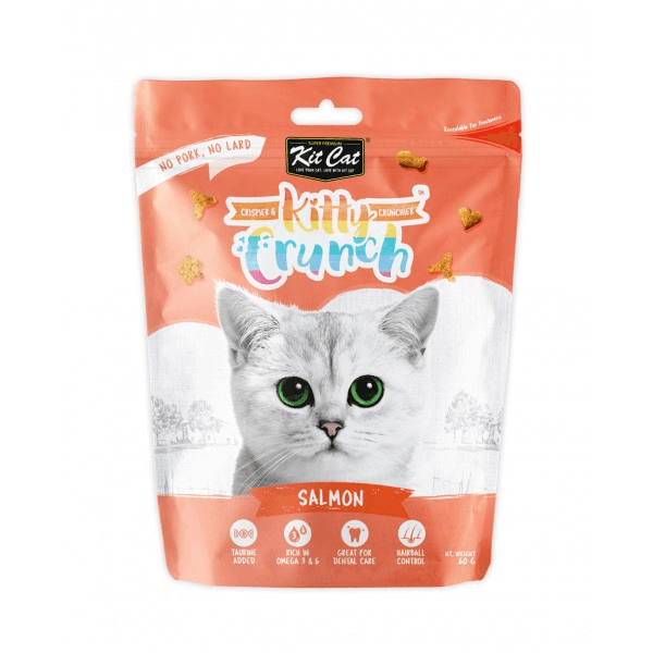 Kit Cat Kitty Crunch Treat Salmon 60gm