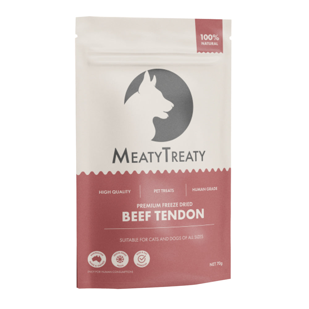 MEATY TREATY Freeze Dried Beef Tendon Dogs & Cats Treat 70G