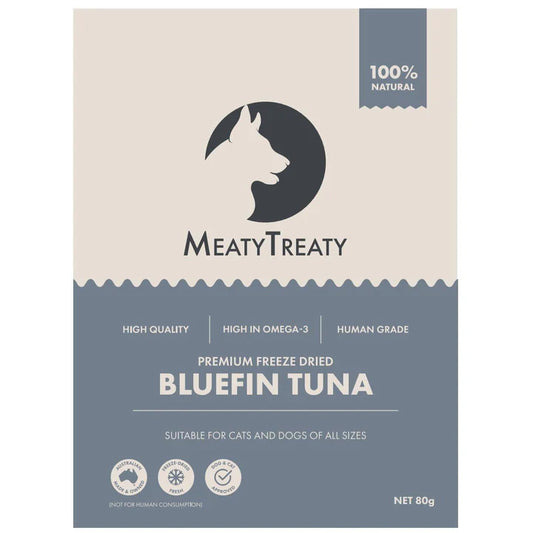 MEATY TREATY Freeze Dried Bluefin Tuna 80G