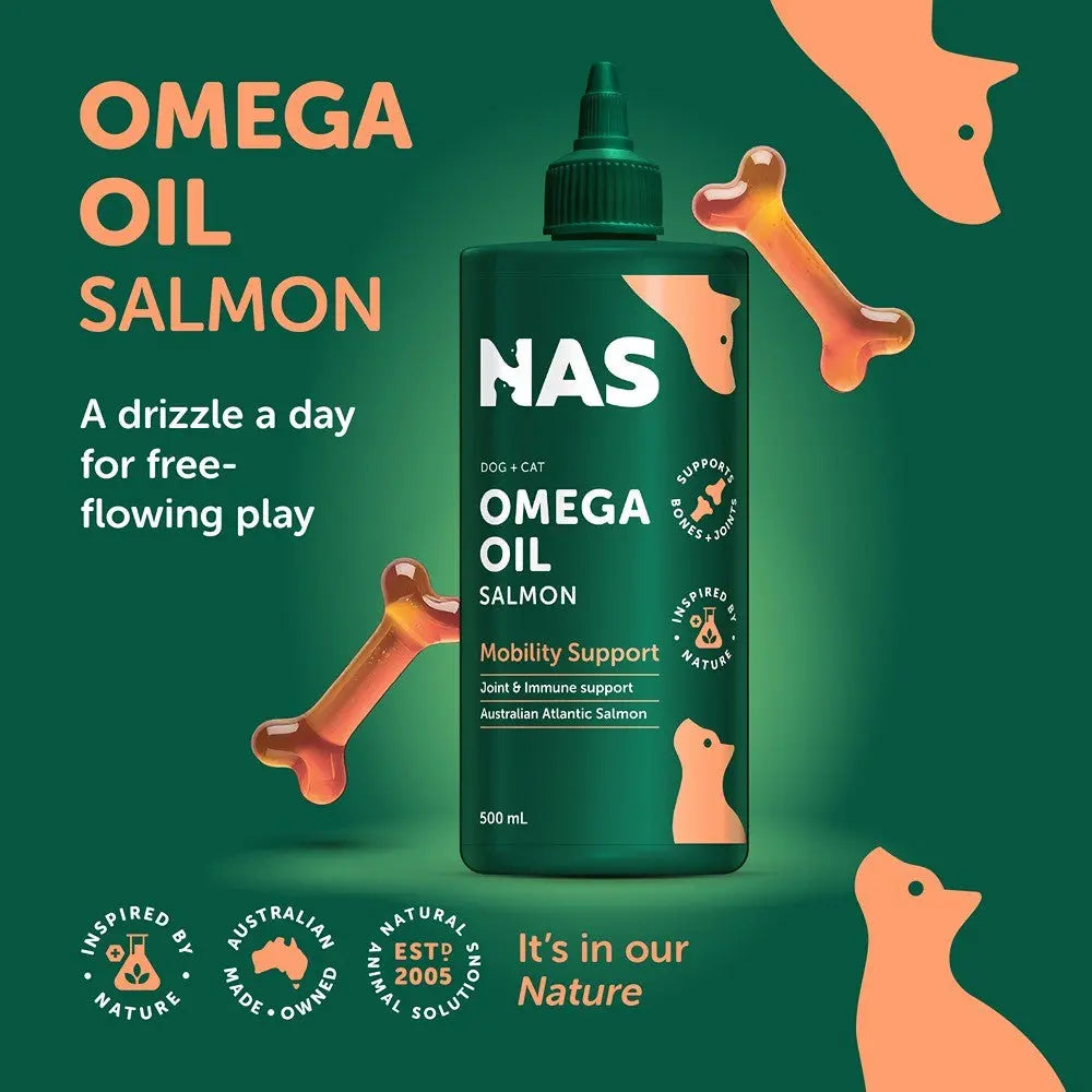 NATURAL ANIMAL SOLUTIONS Salmon Oil For Dogs and Cats lifestyle image