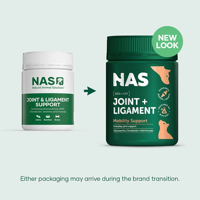 NATURAL ANIMAL SOLUTIONS Joint and Ligament Powder 120G new packaging