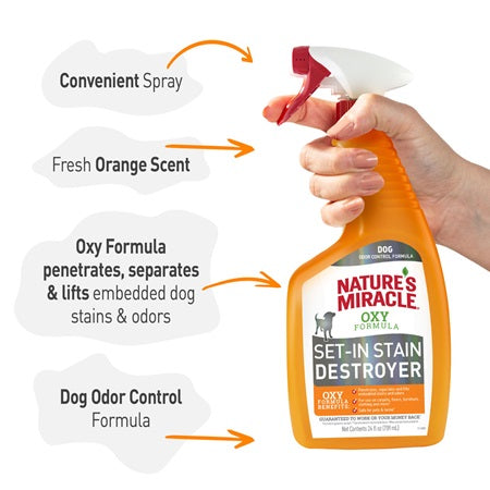 Nature’s Miracle Set-In Stain Destroyer Spray For Dogs 703ML
