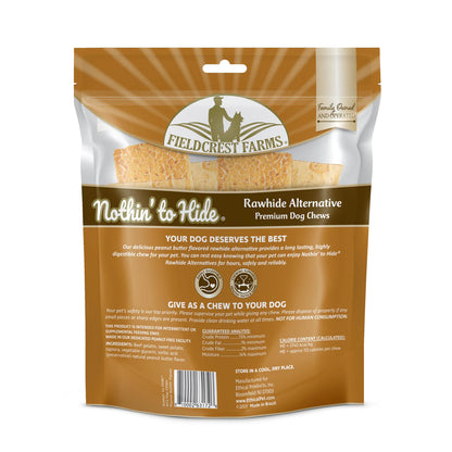NOTHIN' TO HIDE Dog Treats Peanut Butter Flip Chips 8 Pack