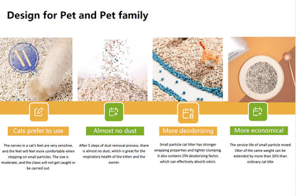 PETSHY Sakuru Tofu Cat Litter Fine Mixed Bentonite