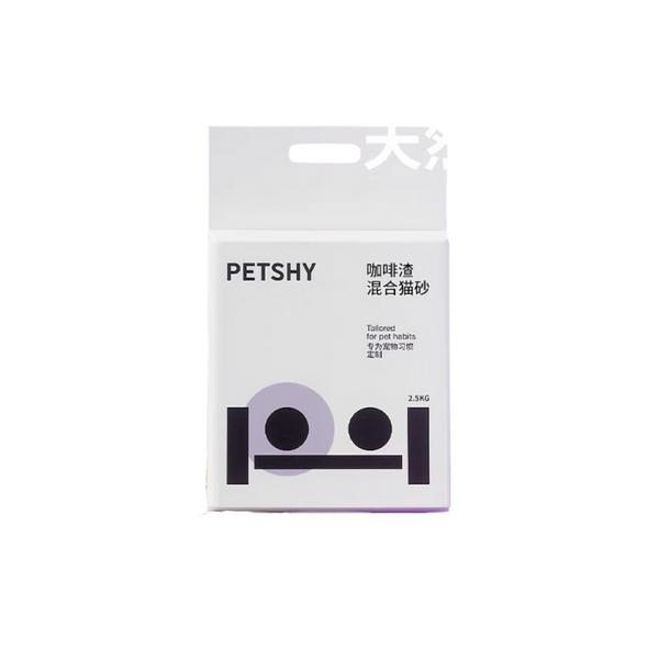 PETSHY Tofu Cat Litter Mixed Bentonite - Coffee