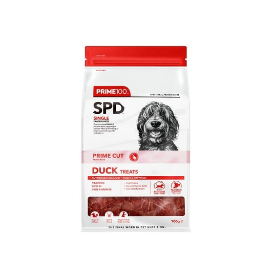 PRIME100 SPD™ Prime Cut Duck Dog Treats 100g