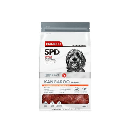 PRIME100 SPD™ Prime Cut Kangaroo Dog Treats 100g