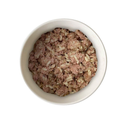 PRIME100 SPD™ Slow Cooked Chicken & Brown Rice Wet Dog Food 354g display