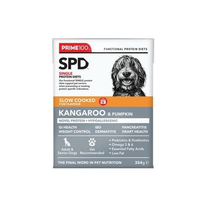 PRIME100 SPD™ Slow Cooked kangaroo  & pumpkin Wet Dog Food 354g