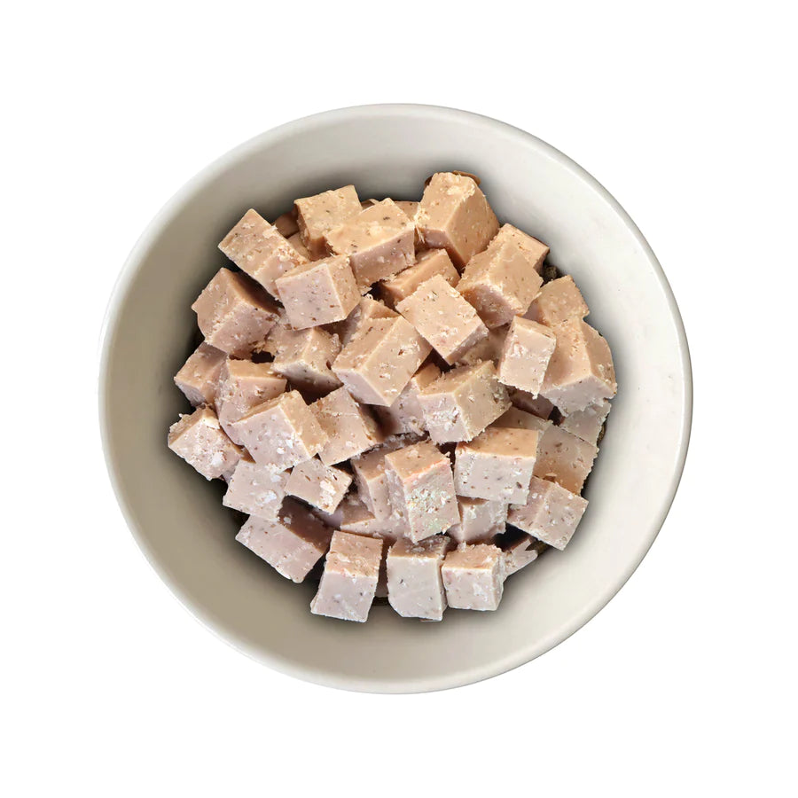 PRIME100 SPD TURKEY & FLAXSEED Fresh Dog Food Roll 2KG display