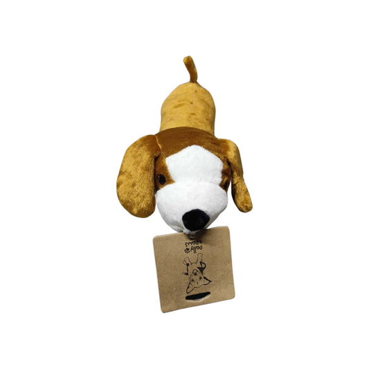 Pally Paws Squeaky Brown & White Dog Toy 38cm