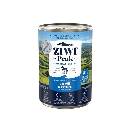 Ziwi Peak Wet Dog Food Lamb Canned 390G