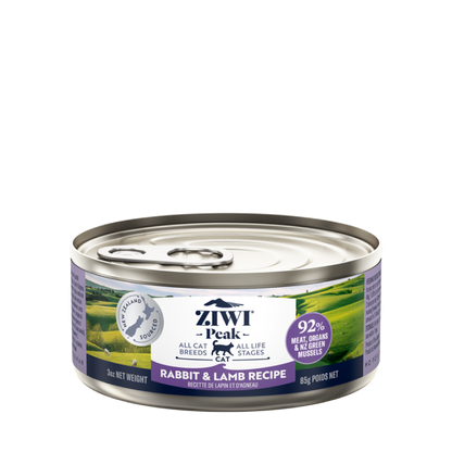 Ziwi Peak Wet Cat Food Rabbit And Lamb Canned 85G