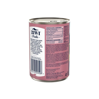 Ziwi Peak Wet Dog Food Venison Canned 390G