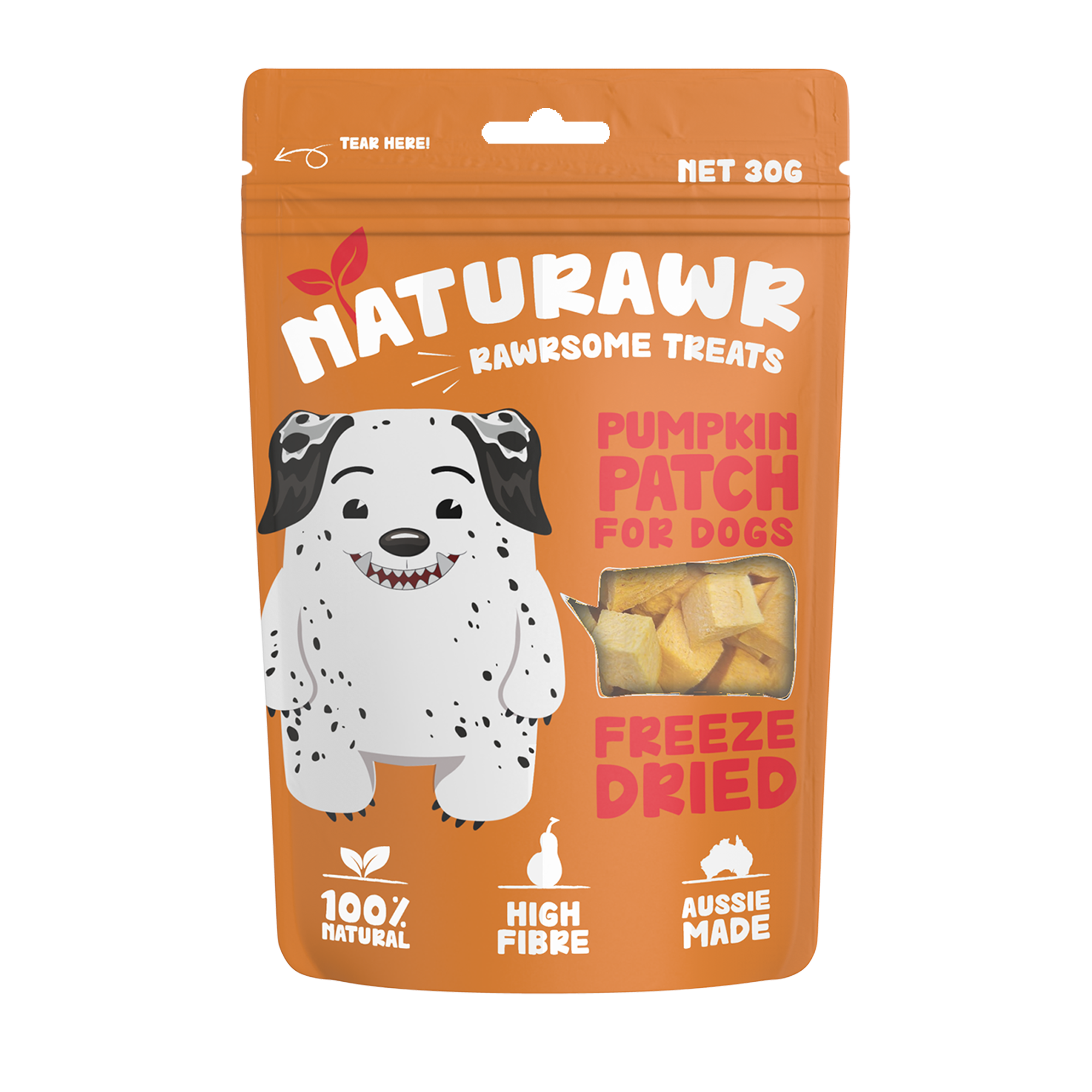 NATURAWR Pumpkin Patch Freeze Dried Dogs Treats 30G
