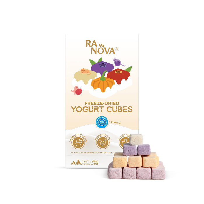 RANOVA Freeze - Dried Yougurt Cube Mixed Flavor Dog & Cats Treats 45G