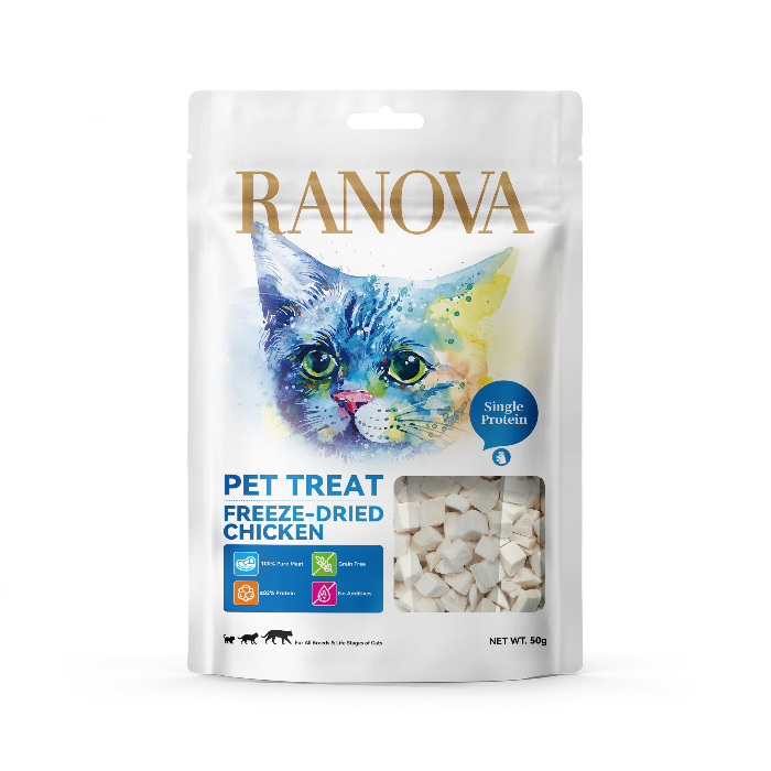 RANOVA Freeze - Dried Chicken Cat Treats 50G