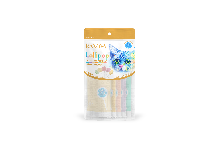RANOVA Freeze - Dried Lollipop Mixed Flavor Cat Treats 15PCS