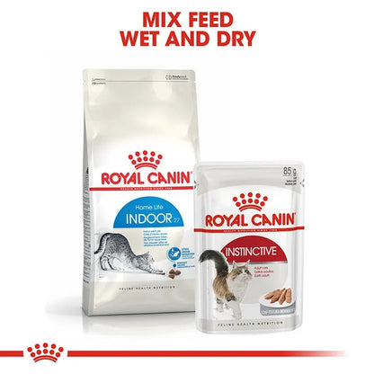 ROYAL CANIN Indoor Adult Dry Cat Food and wet cat food