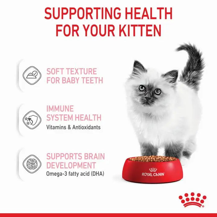 ROYAL CANIN Kitten Instinctive Gravy Wet Cat Food Pouches features