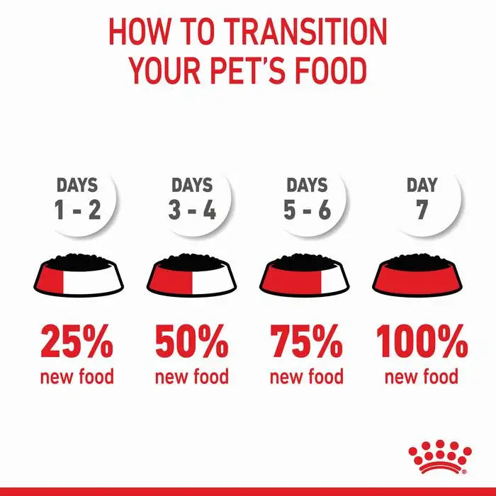 ROYAL CANIN Kitten Instinctive Jelly Wet Cat Food Pouches transition guide