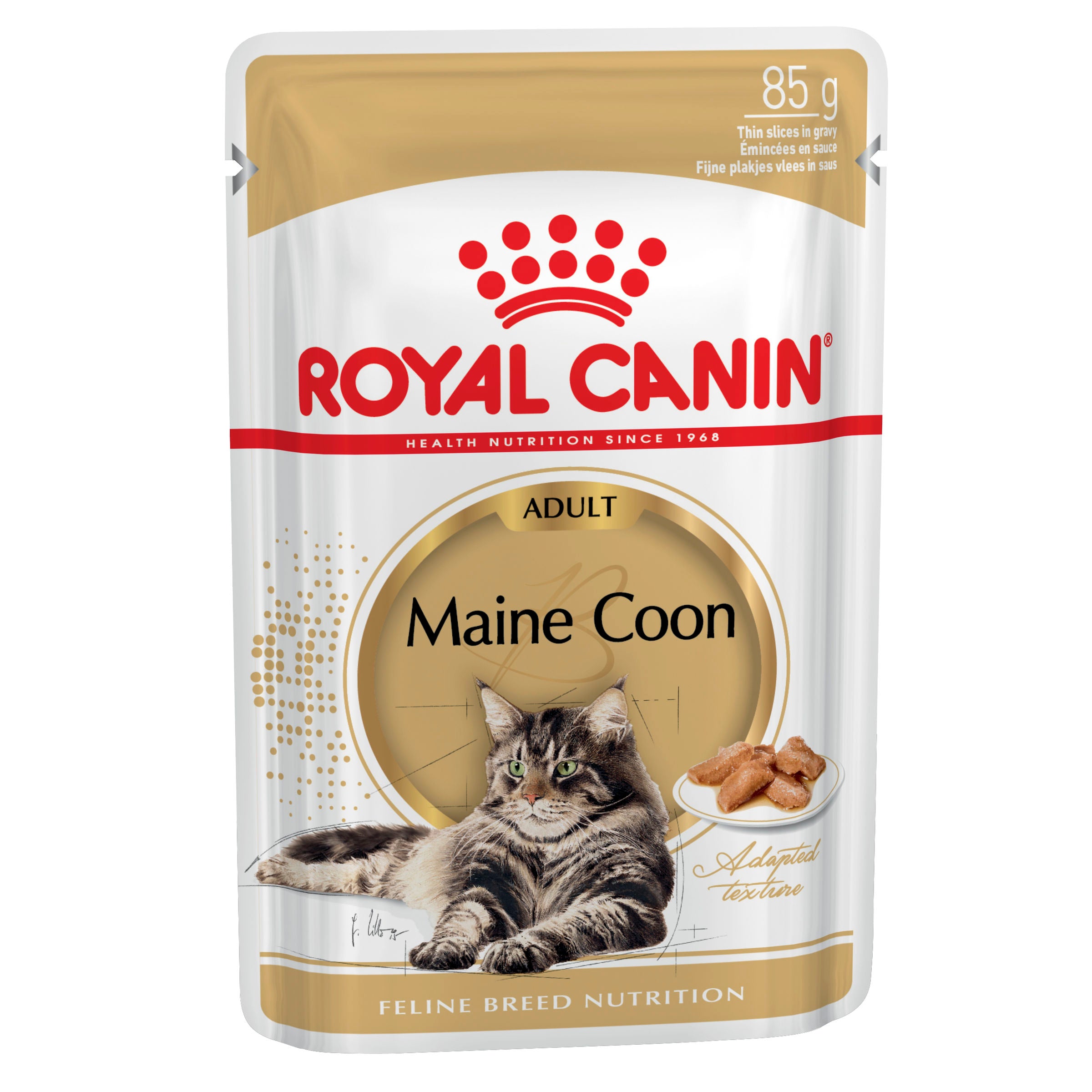 ROYAL CANIN Maine Coon Wet Cat Food Pouches 85g front