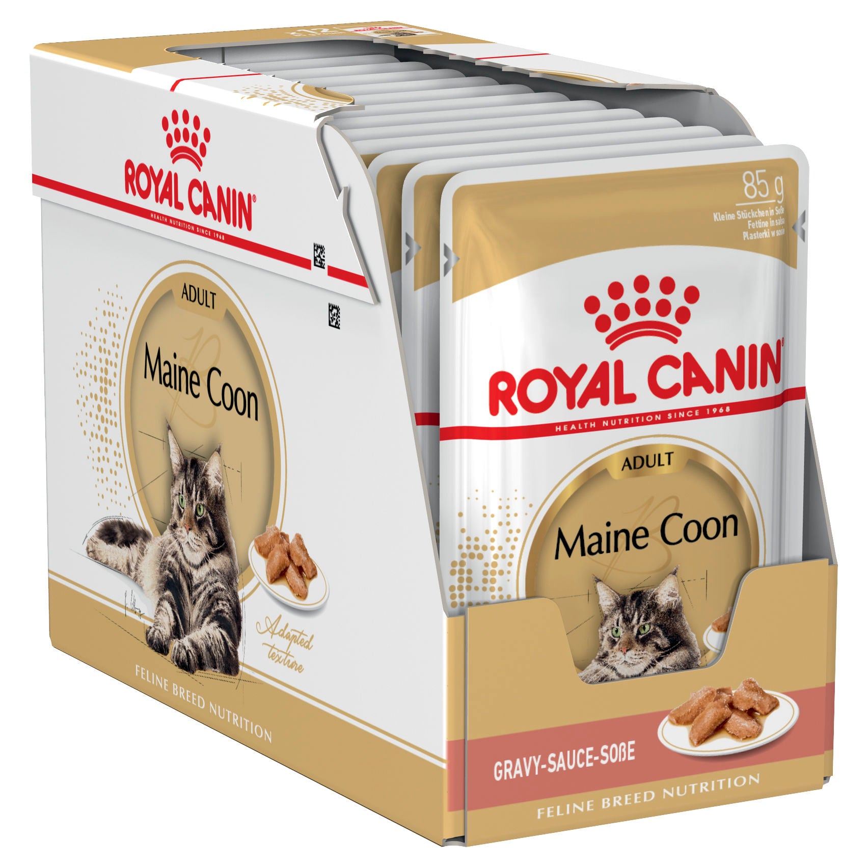ROYAL CANIN Maine Coon Wet Cat Food Pouches 85gx 12 