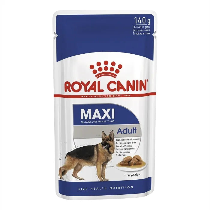 ROYAL CANIN Maxi Adult Wet Dog Food Pouches 140G