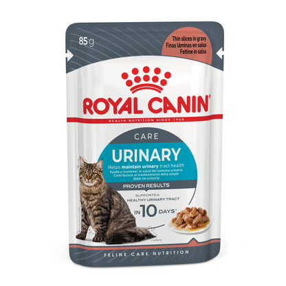 Royal Canin Urinary Gravy Wet Cat Food Pouches 85Gx12