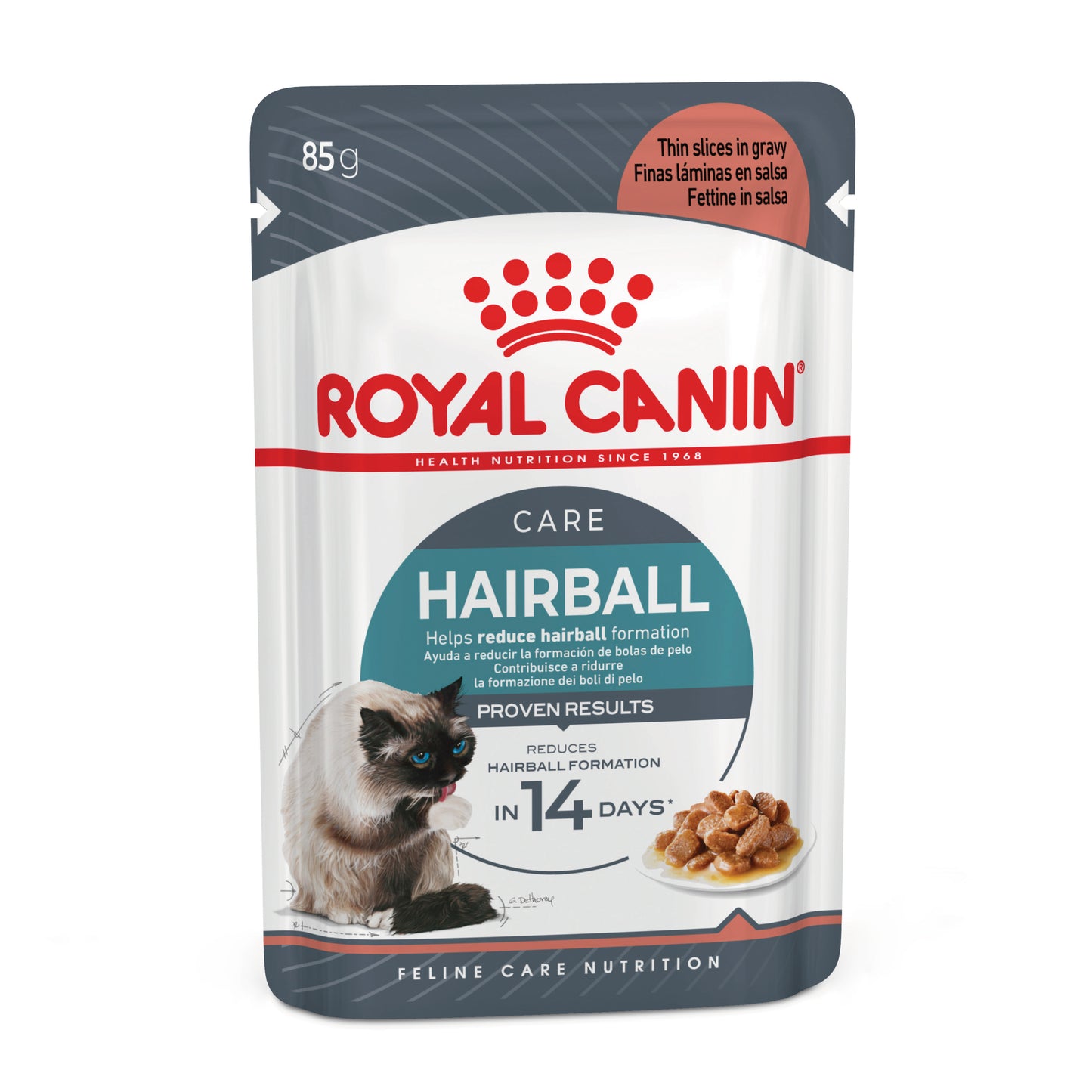 ROYAL CANIN Hairball Care Gravy Wet Cat Food Pouches
