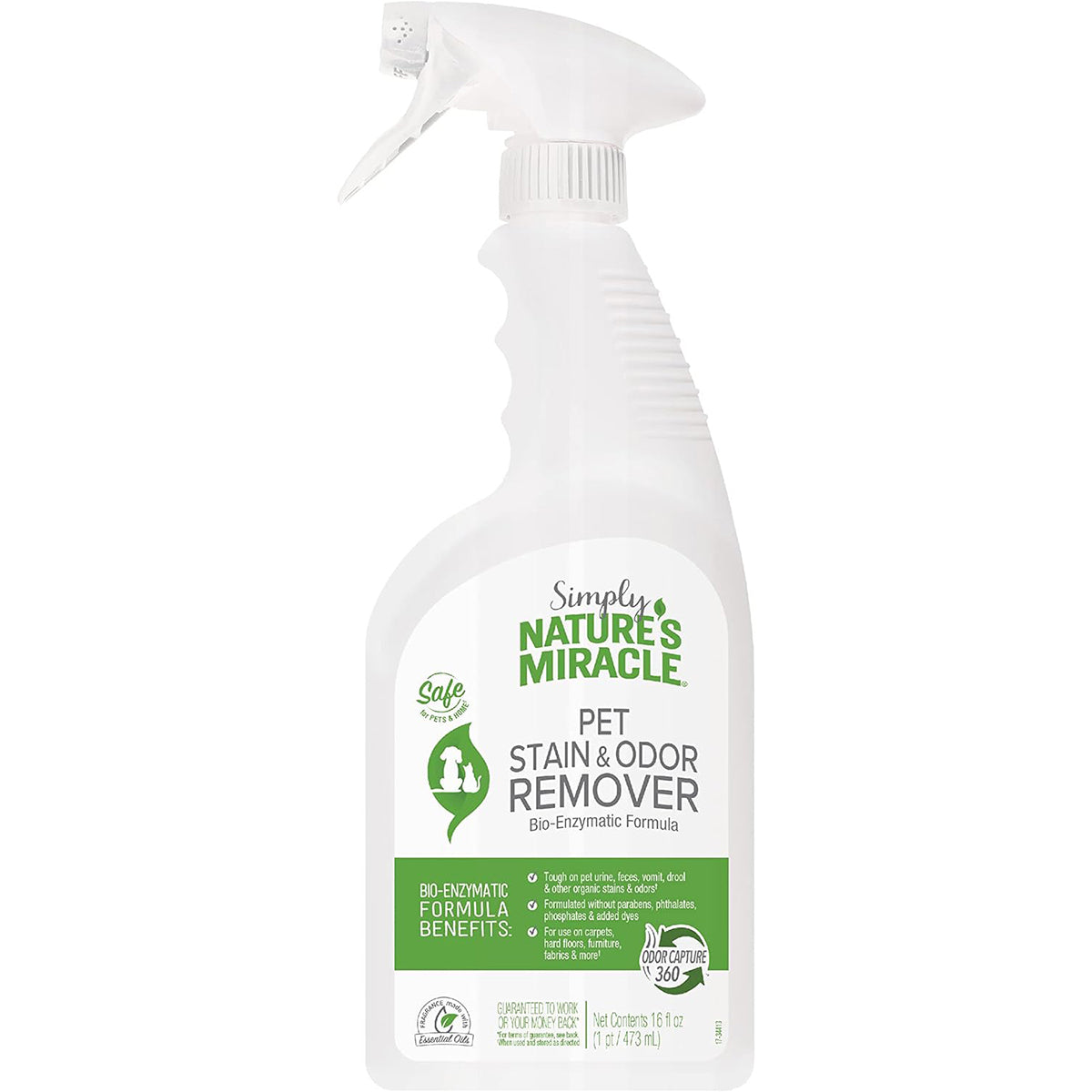 Nature's Miracle Simply Pet Stain and Odor Remover 473mL -Spray