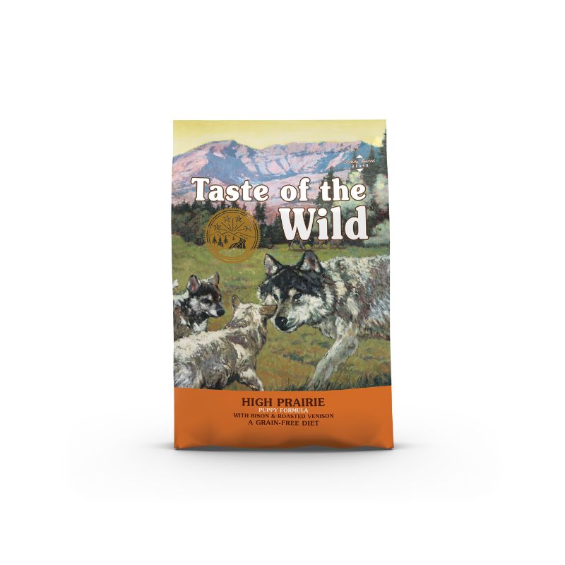 Taste of the Wild Grain Free High Prairie Bison Venison Puppy Dry Dog Food 