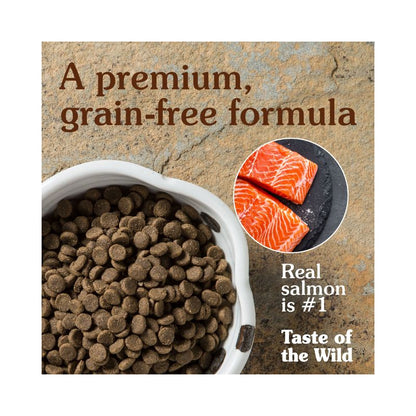 Taste of the Wild Grain Free Pacific Stream Smoked Salmon Dry Dog Food kibble