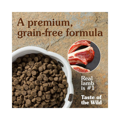 Taste of the Wild Sierra Mountain Grain Free Roasted Lamb Dry Dog Food 12.2KG kibble