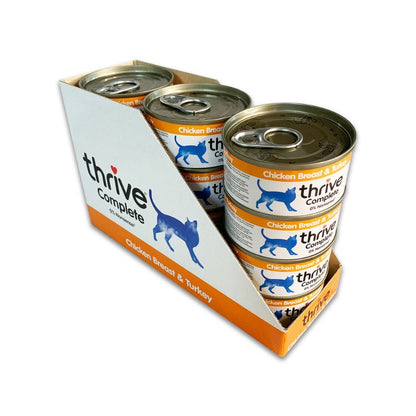 Thrive Complete Chicken Breast & Turkey Cat Wet Food 75G x 12