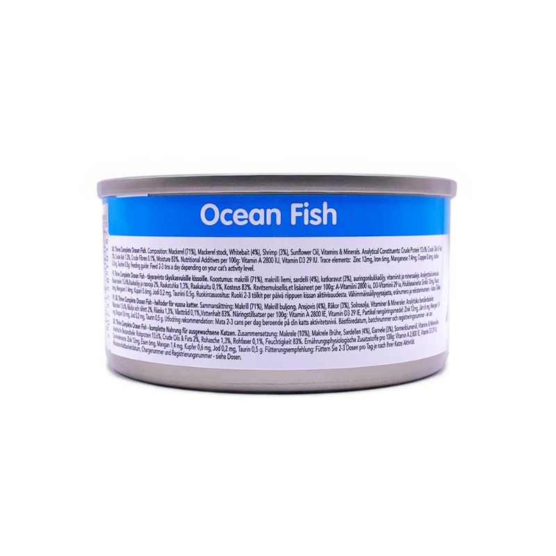 thrive complete ocean fish wet cat food 75g ingredients list