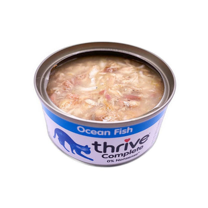 thrive complete ocean fish wet cat food 75g display