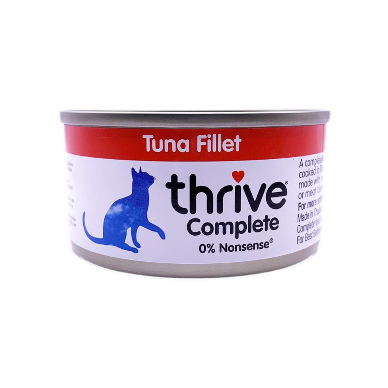 thrive complete tuna fillet wet cat food 75g